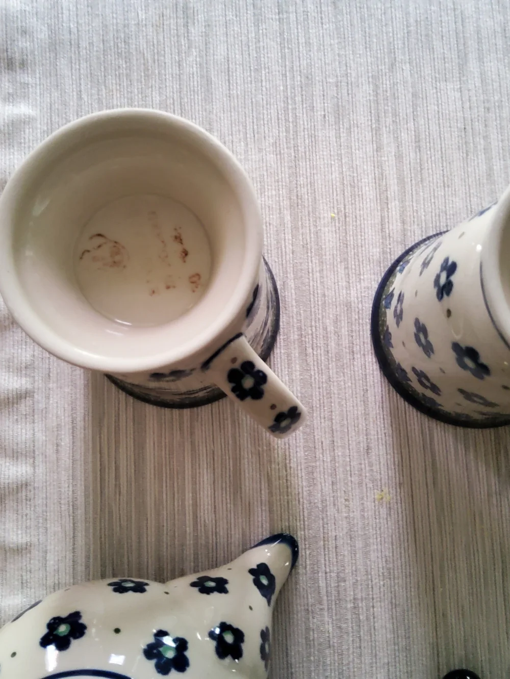 Boleslawiec Tea/Coffee Set (3 Pieces Included) EUC
